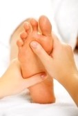Massage des pieds (reflexologie)
